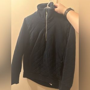 Lululemon oversized quilted half-zip